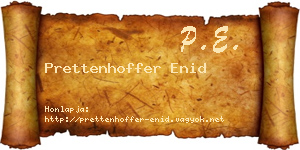 Prettenhoffer Enid névjegykártya